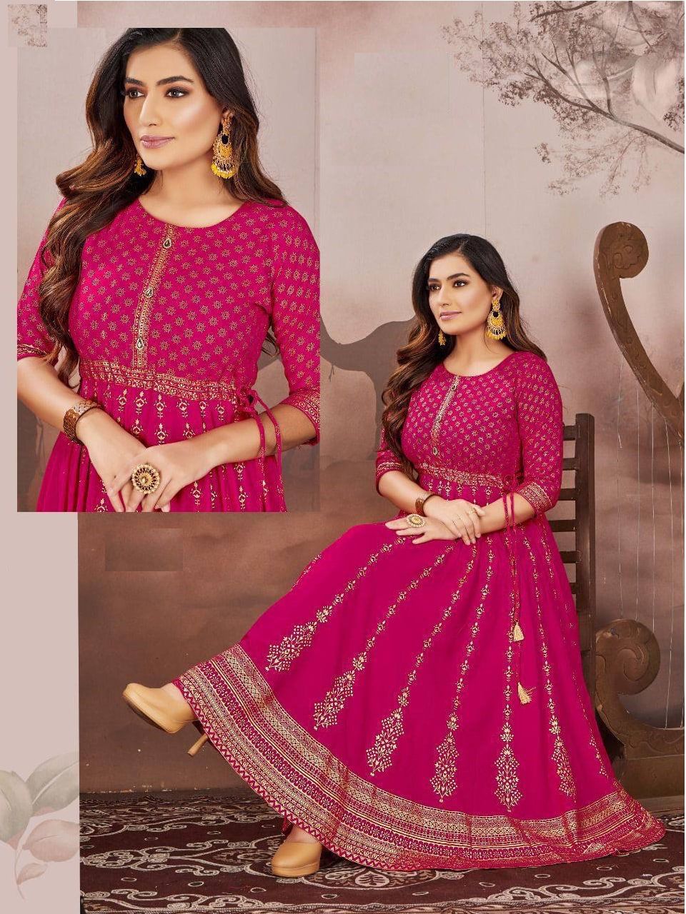 Foram 01 Fancy Designer Wholesale Anarkali Kurti Catalog
